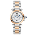 Pasha de Cartier Rose Gold & Steel 30mm Watch W2PA0007