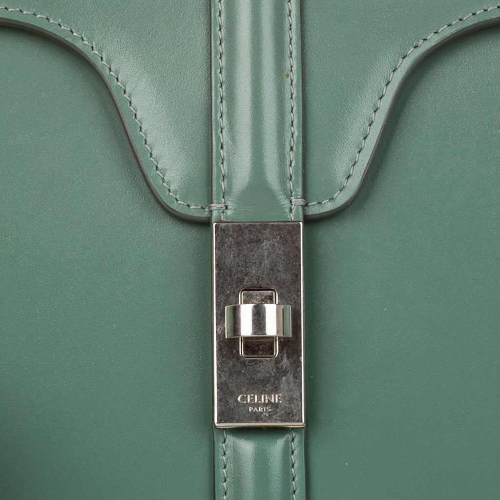 Celine 16 Leather Satchel (SHG-30823)