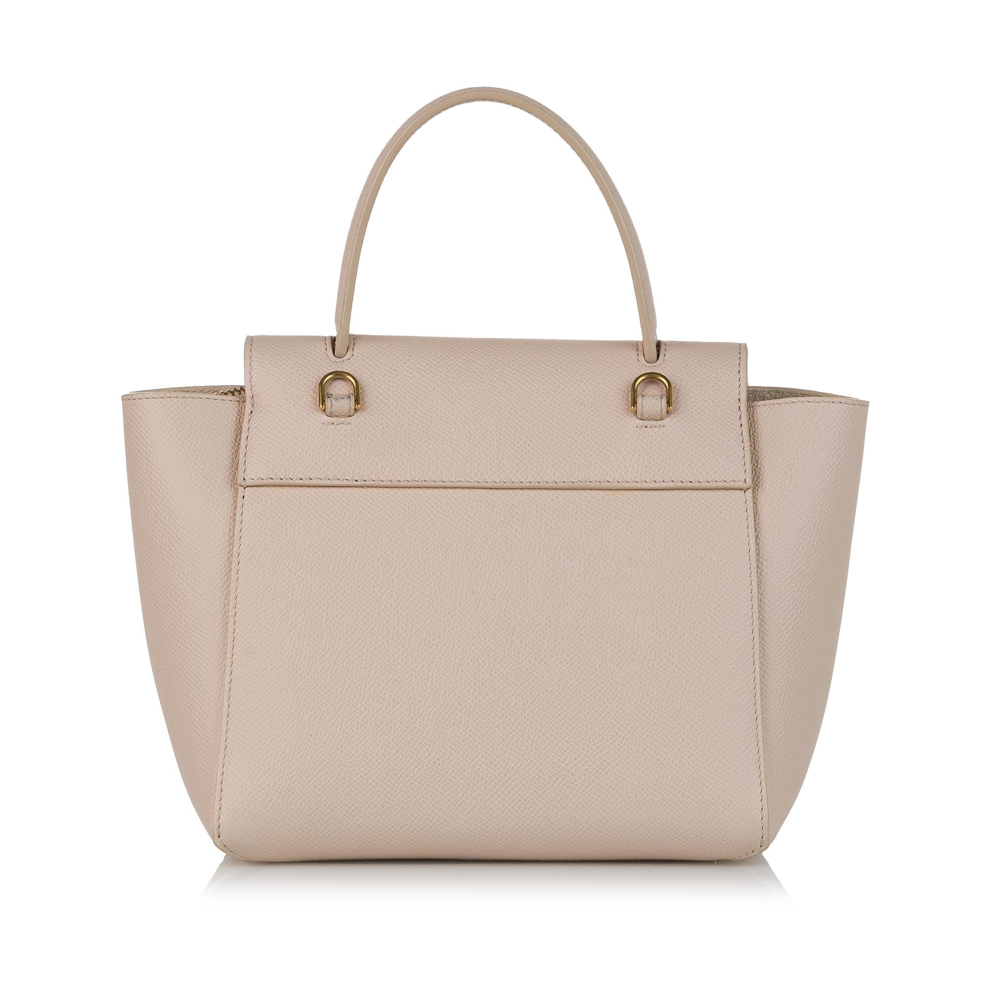 Celine Belt Leather Satchel (SHG-34535)