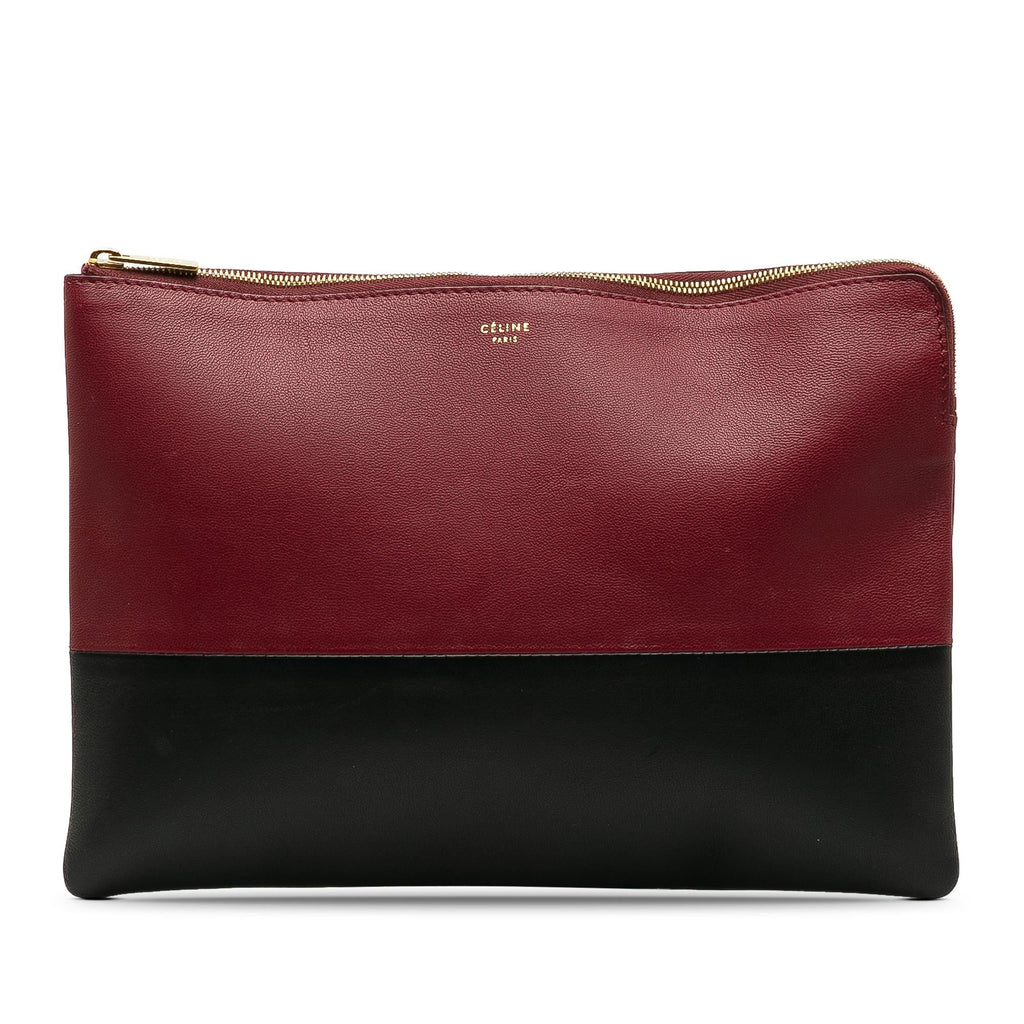 Celine Bicolor Solo Clutch Bag (SHG-5ckNhv)