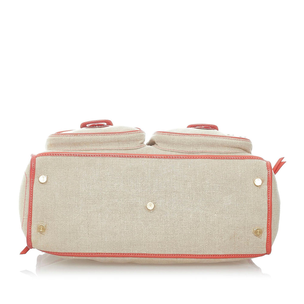 Celine Boogie Canvas Handbag (SHG-IG1MWB)