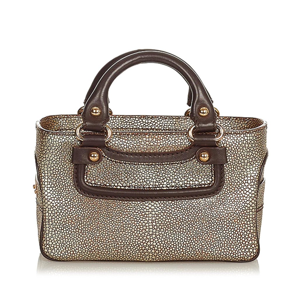 Celine Boogie Galuchat Handbag (SHG-26107)