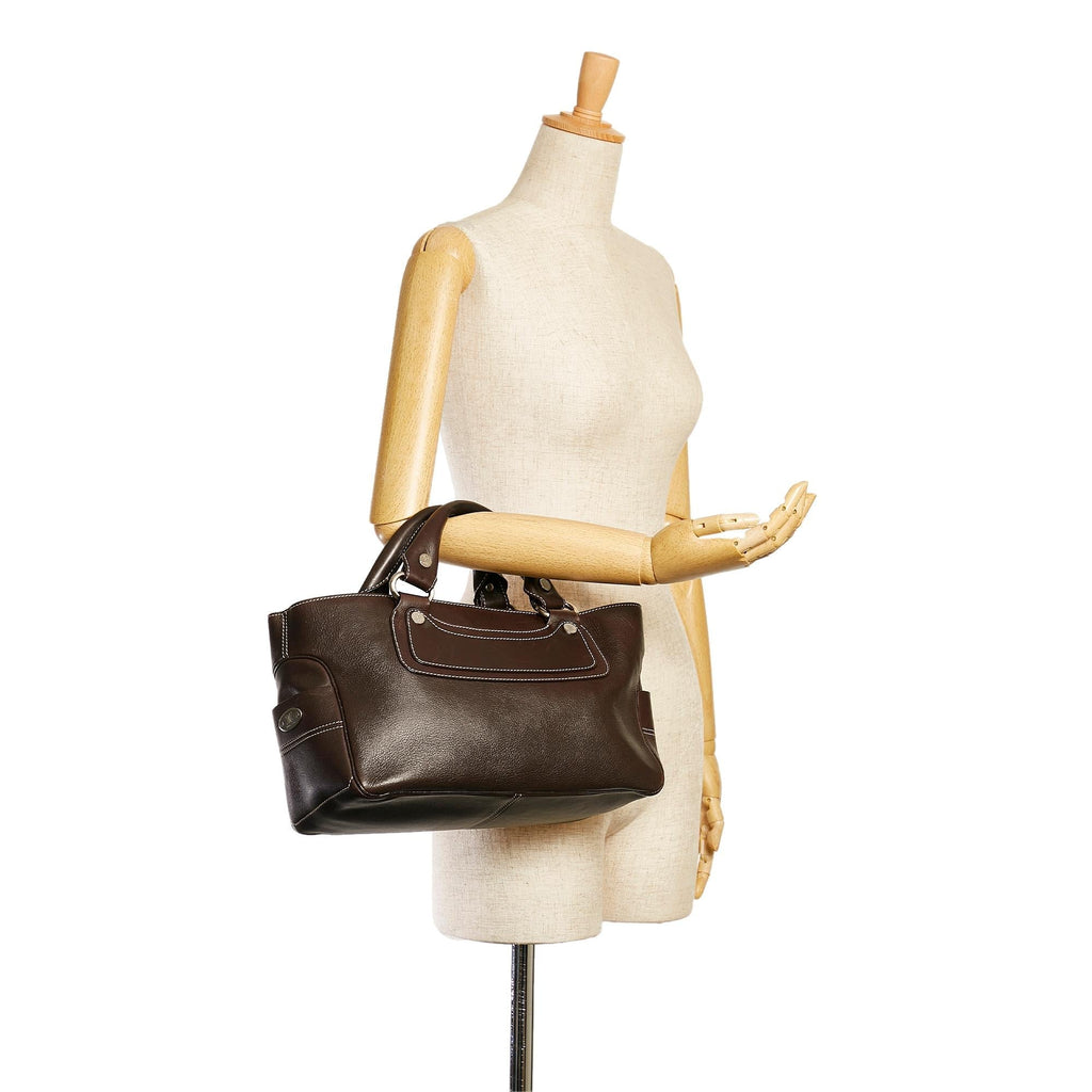 Celine Boogie Leather Handbag (SHG-34937)