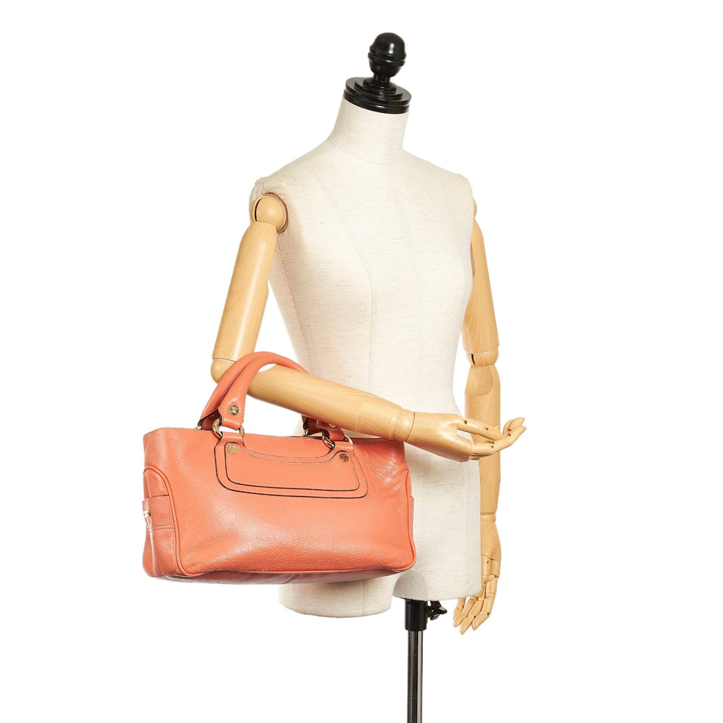 Celine Boogie Leather Handbag (SHG-Pv37Zr)