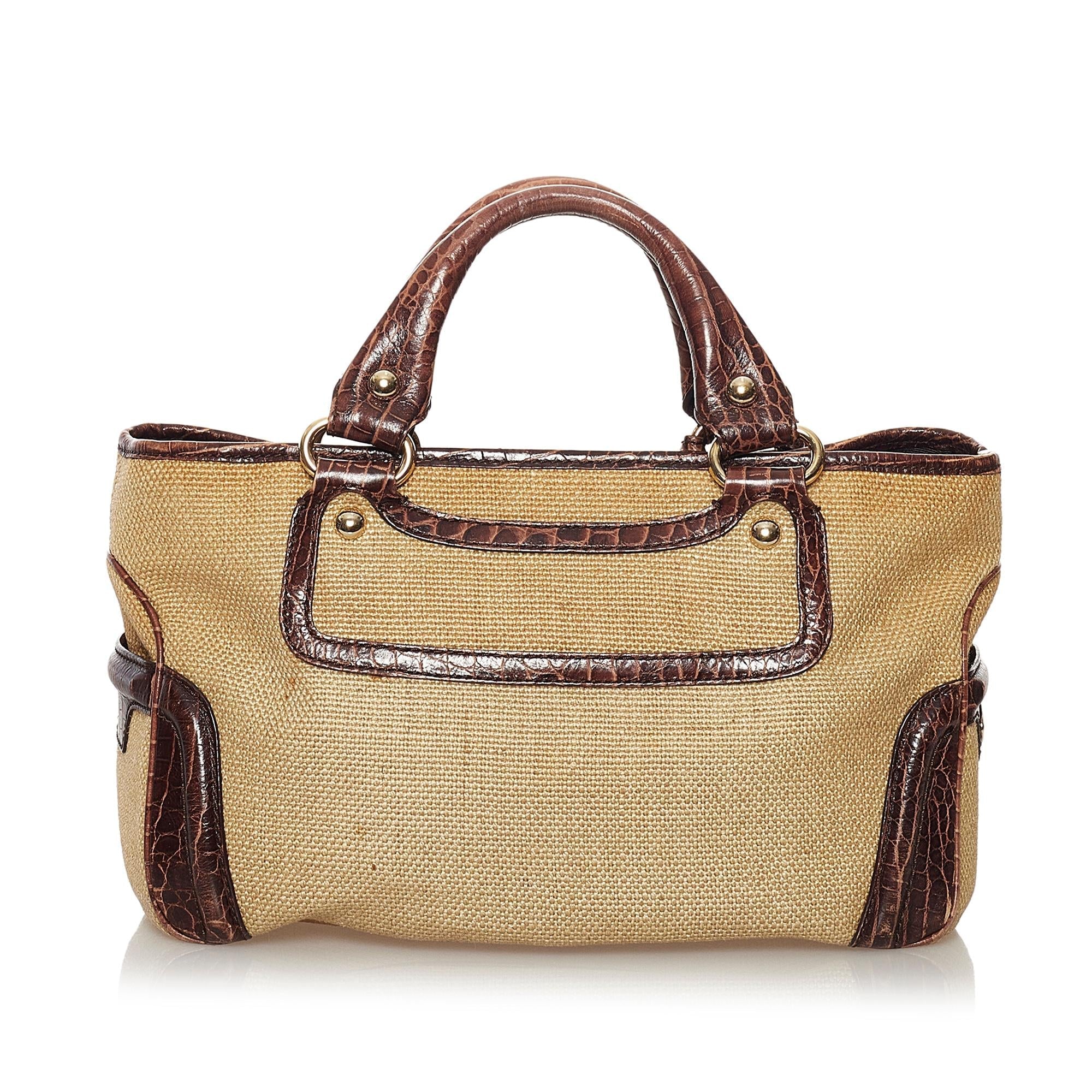 Celine Boogie Raffia Handbag (SHG-33293)