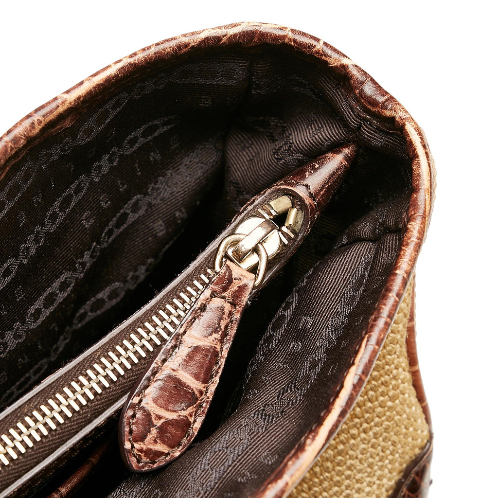 Celine Boogie Raffia Handbag (SHG-33293)