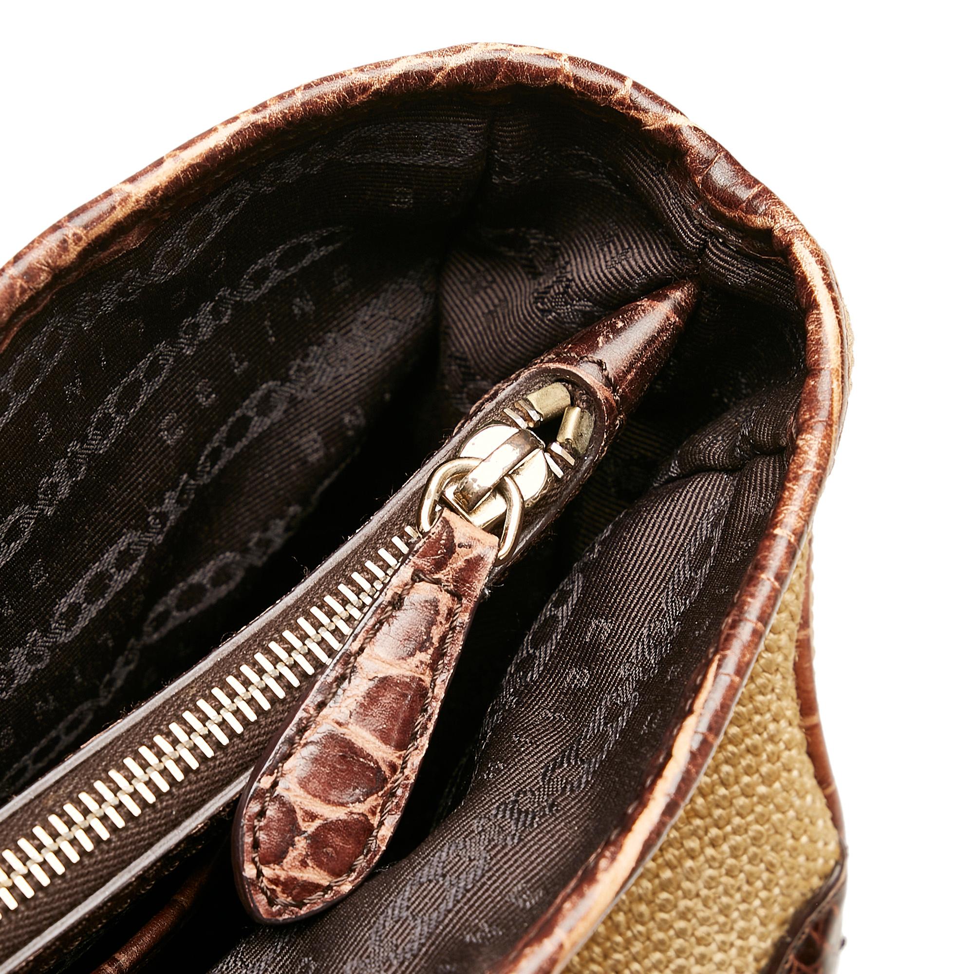 Celine Boogie Raffia Handbag (SHG-33293)