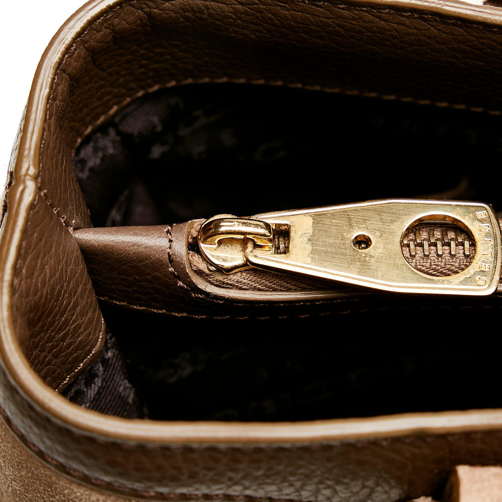 Celine Boogie Suede Leather Handbag (SHG-HzNOmg)