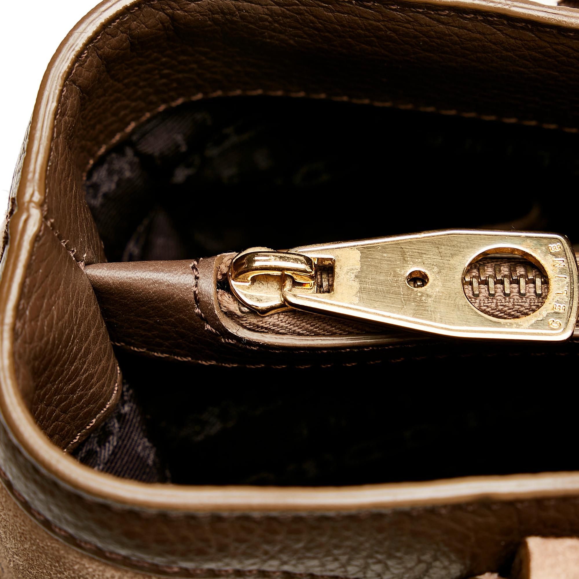 Celine Boogie Suede Leather Handbag (SHG-HzNOmg)