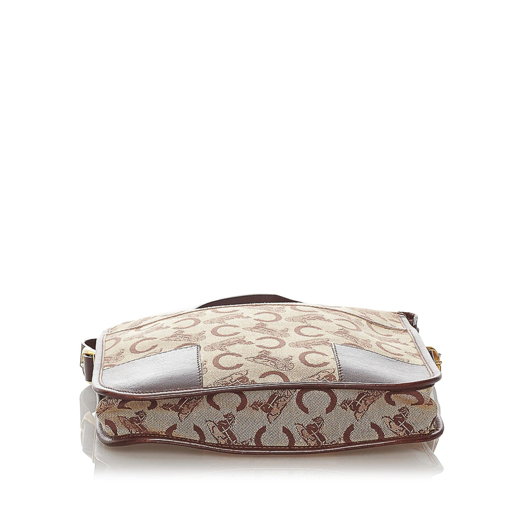 Celine C Carriage Canvas Crossbody Bag (SHG-27824)