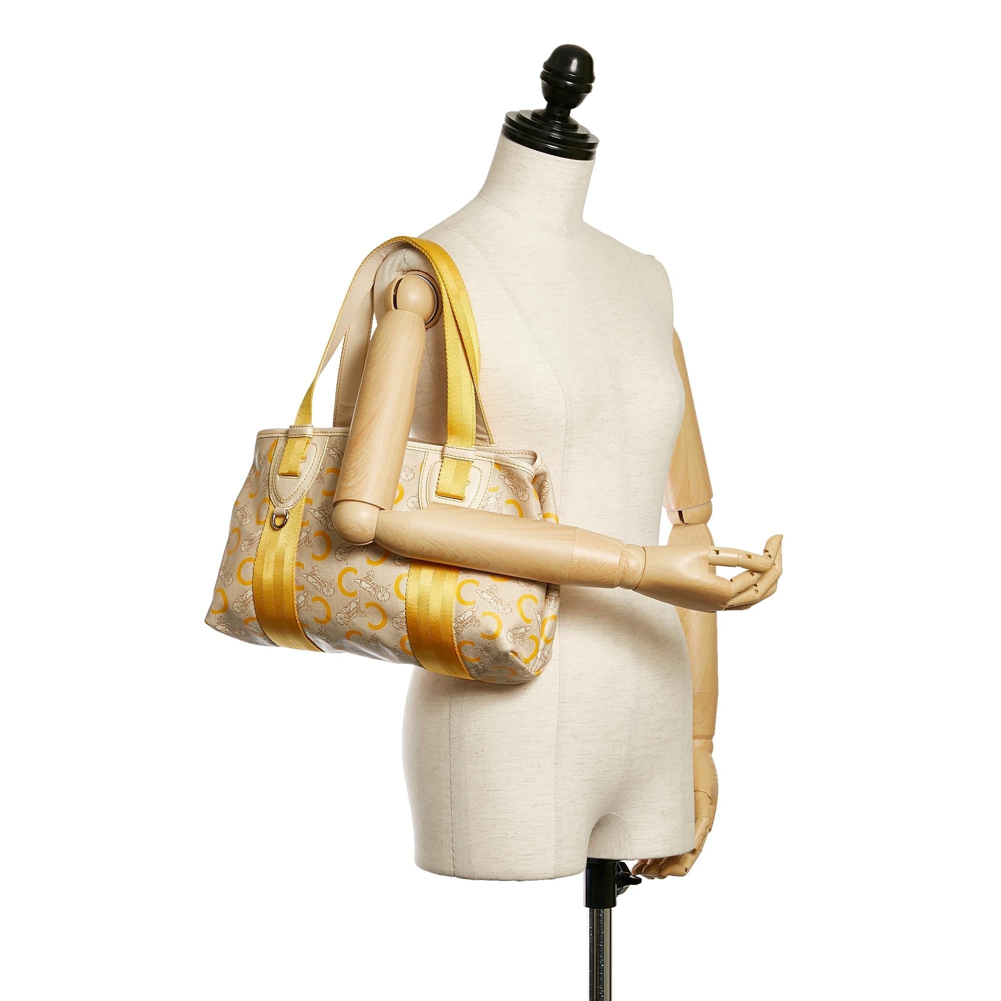 Celine C Carriage Canvas Tote Bag (SHG-32310)