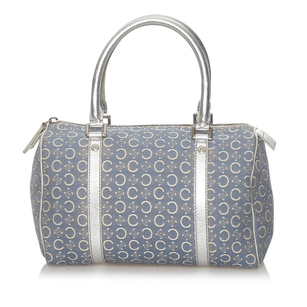 Celine C Macadam Canvas Boston Bag (SHG-31324)