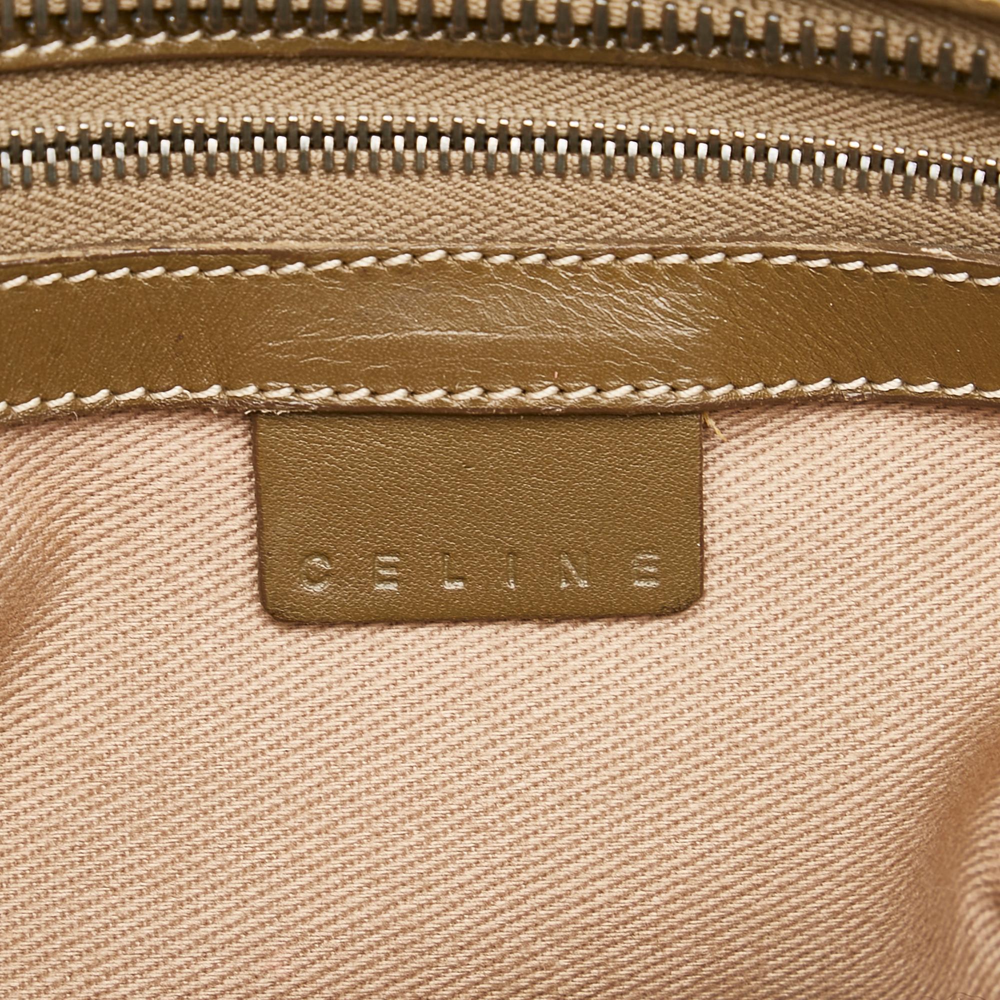Celine C Macadam Canvas Shoulder Bag (SHG-34837)