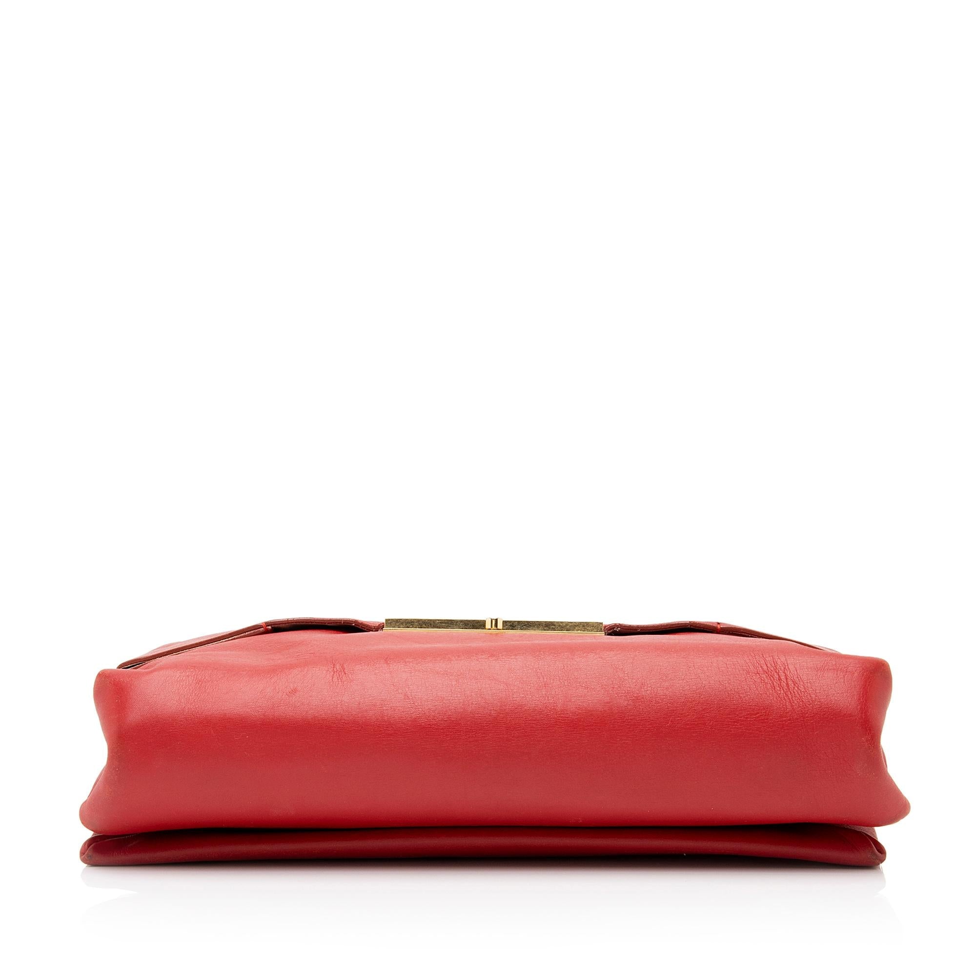 Celine Calfskin Blade Flap Bag (SHF-23713)