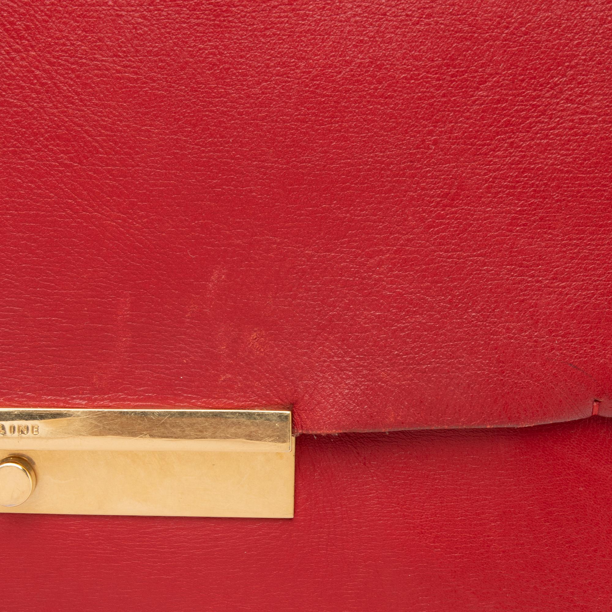 Celine Calfskin Blade Flap Bag (SHF-23713)