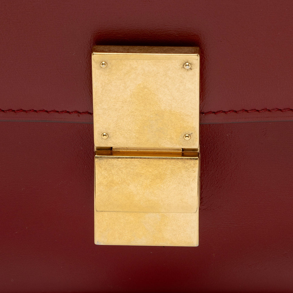 Celine Calfskin Classic Medium Box Bag (SHF-zJ9Rue)