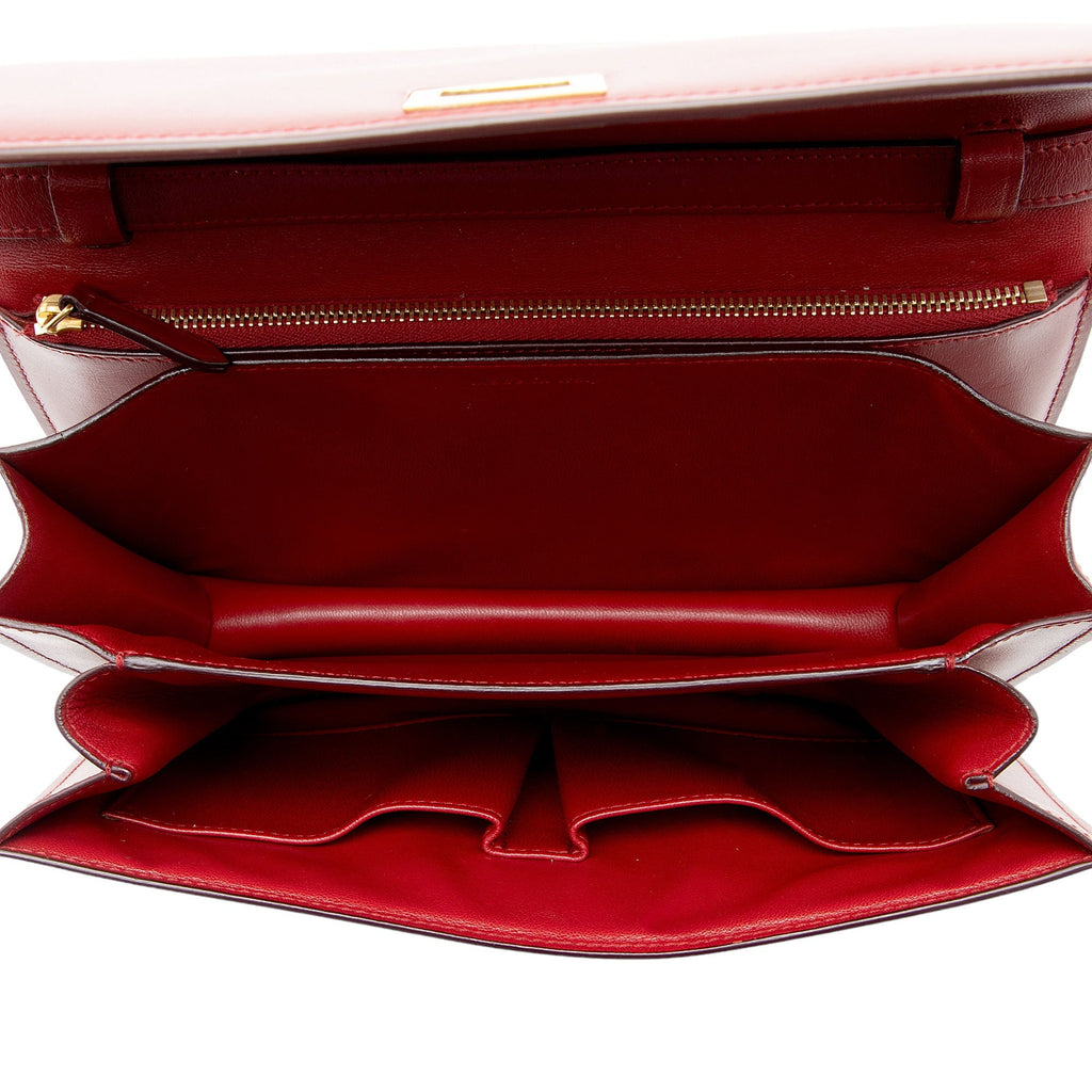 Celine Calfskin Classic Medium Box Bag (SHF-zJ9Rue)