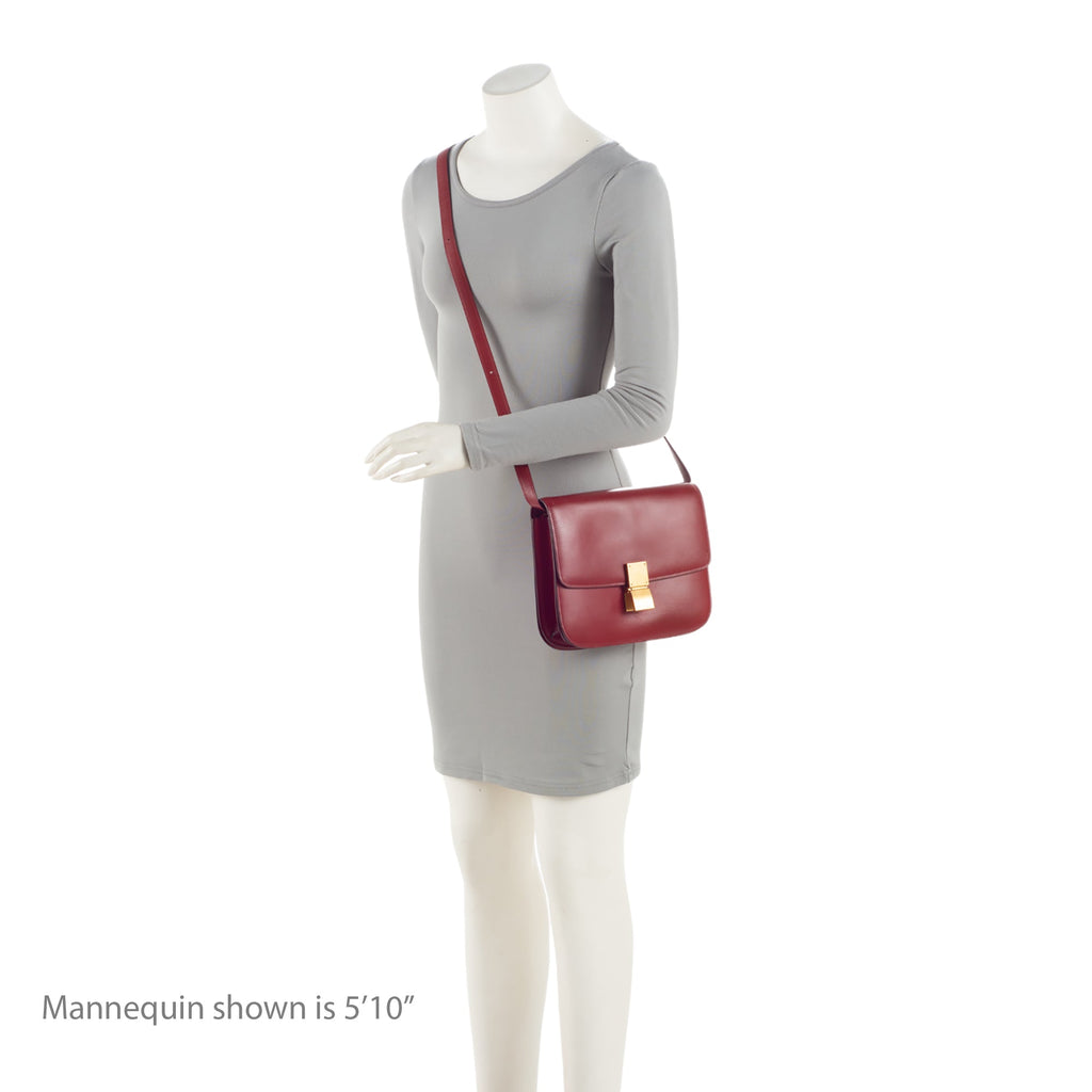 Celine Calfskin Classic Medium Box Bag (SHF-zJ9Rue)