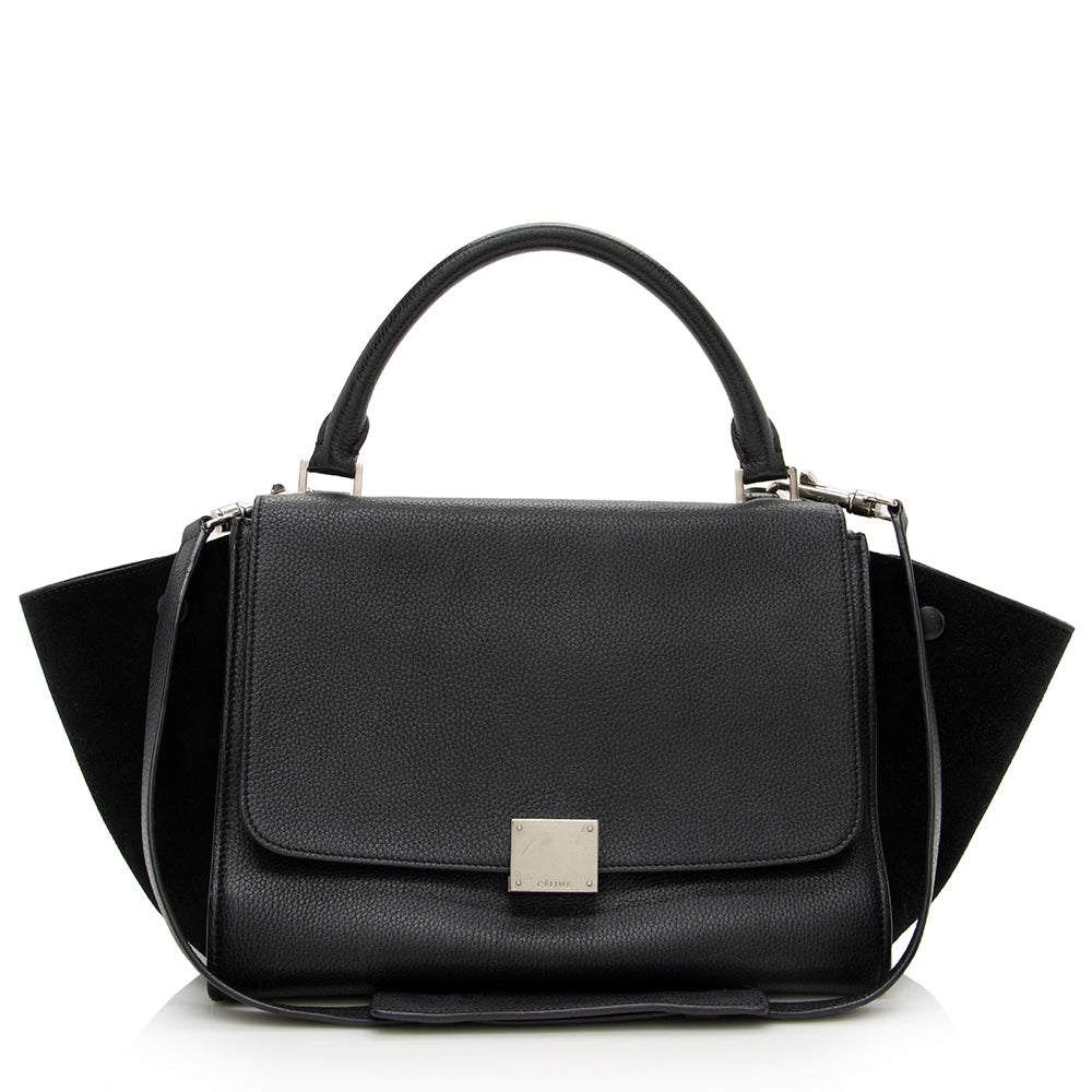 Celine Calfskin Small Trapeze Bag (SHF-16499)