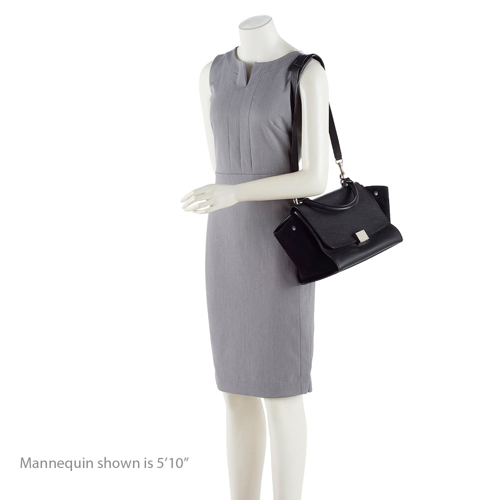 Celine Calfskin Small Trapeze Bag (SHF-16499)