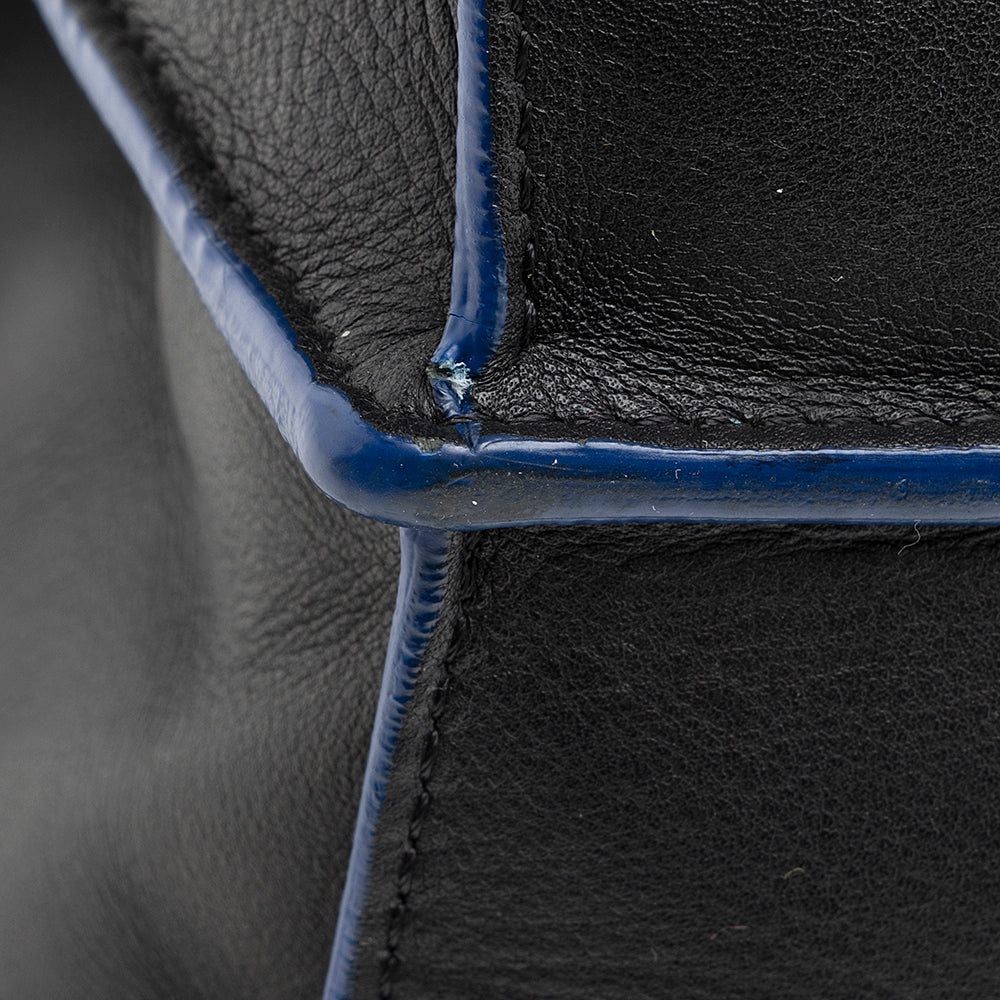 Celine Calfskin Tri-Color Diamond Shoulder Bag - FINAL SALE (SHF-19411)