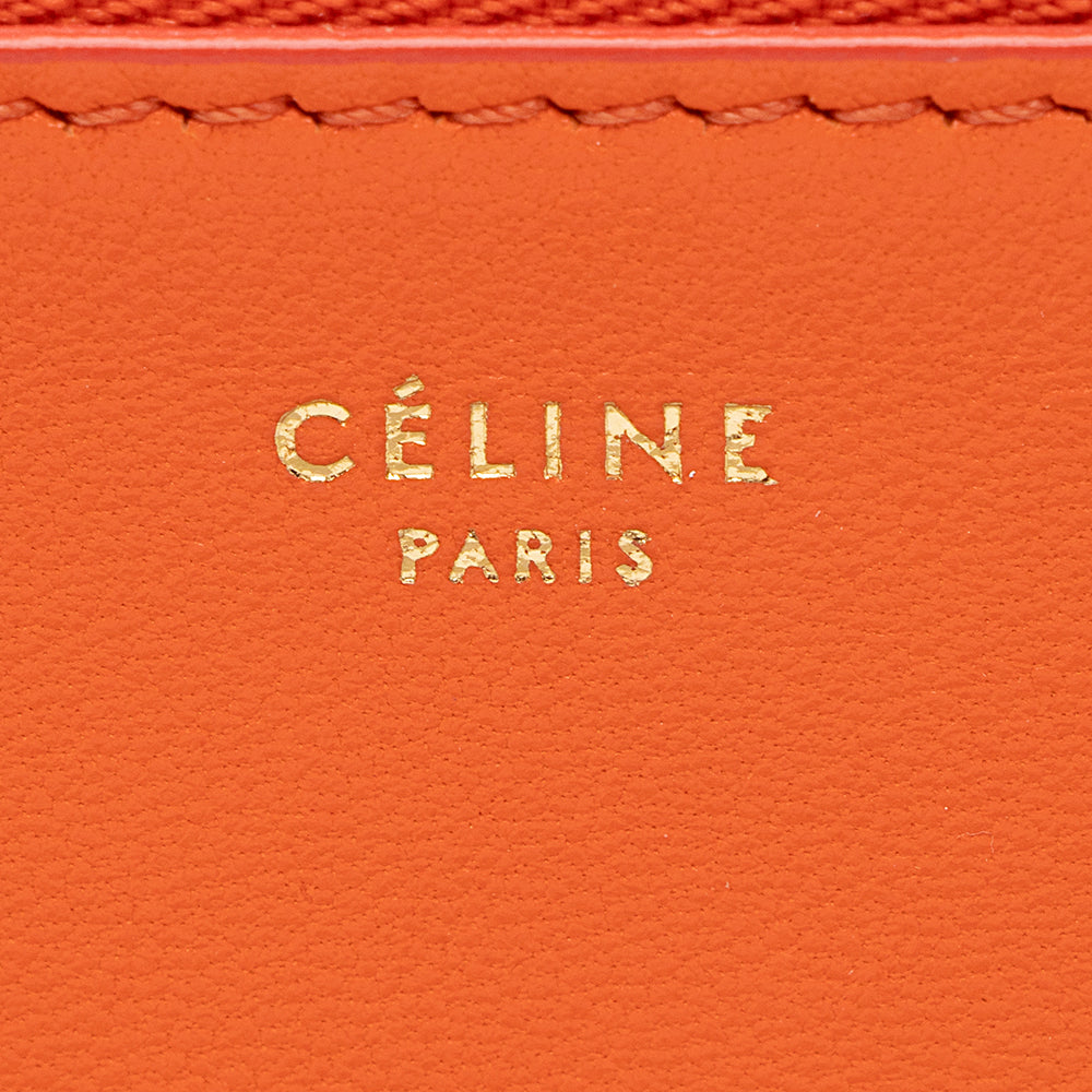 Celine Calfskin Two Tone Clutch (SHF-19764)