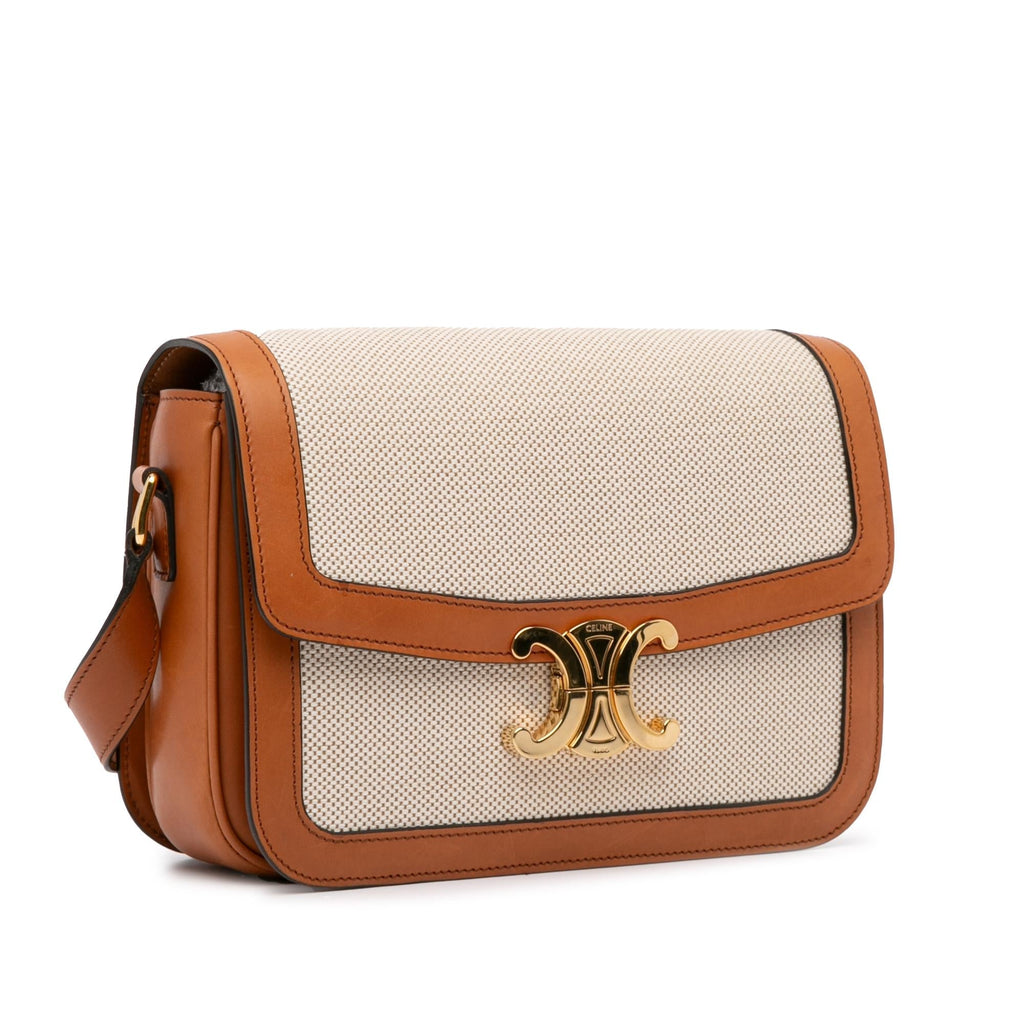 Celine Canvas Classique Triomphe Crossbody (SHG-2Xuunr)