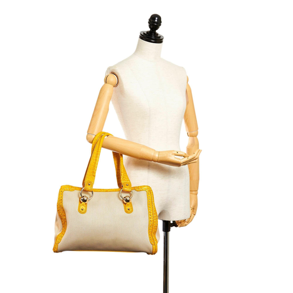 Celine Canvas Handbag (SHG-37337)