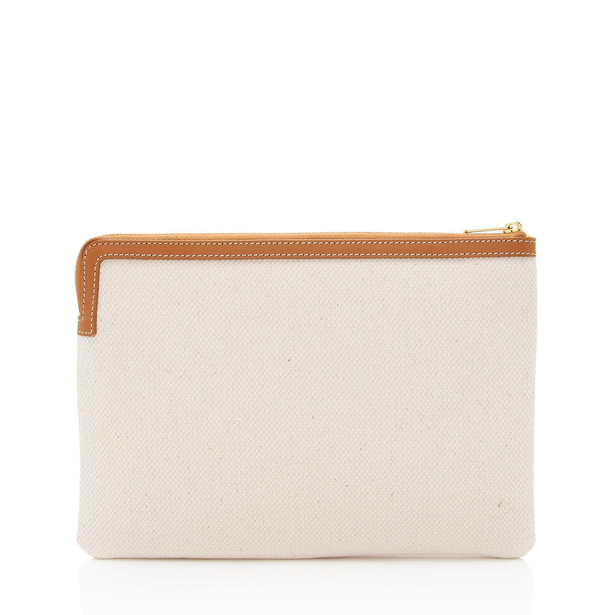 Celine Canvas Logo Zip Pouch (SHF-Z8uTMl)
