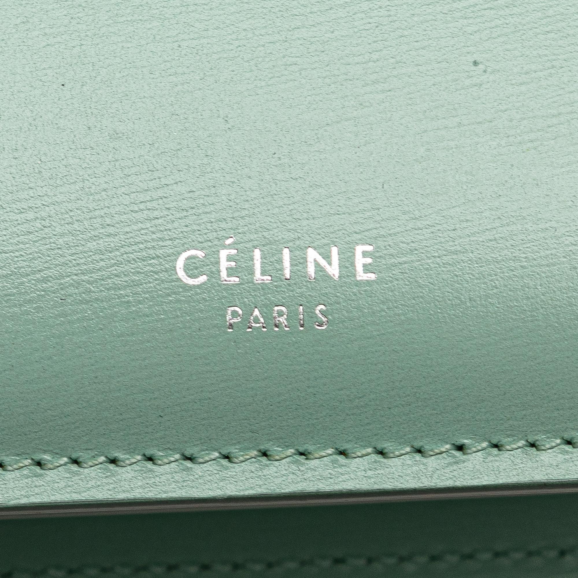 Celine Clasp Leather Tote (SHG-ZiQtQH)