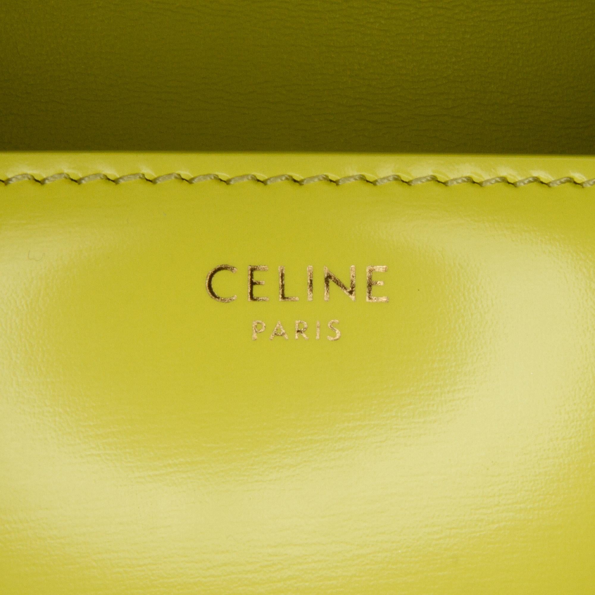 Celine Cuir Triomphe Chain Shoulder Bag (SHG-9jnYiU)