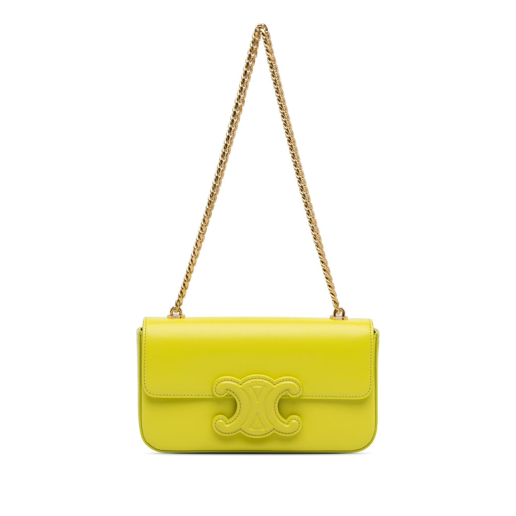 Celine Cuir Triomphe Chain Shoulder Bag (SHG-9jnYiU)