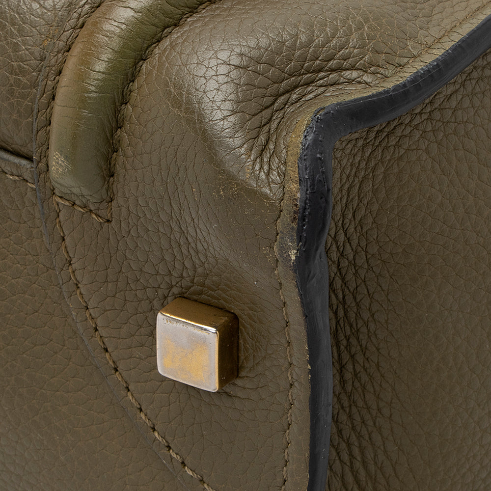 Celine Drummed Calfskin Mini Luggage Tote - FINAL SALE (SHF-19316)