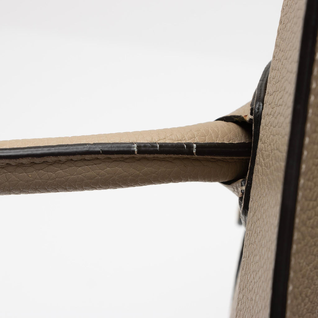 Celine Drummed Calfskin Mini Luggage Tote (SHF-Mvuaep)
