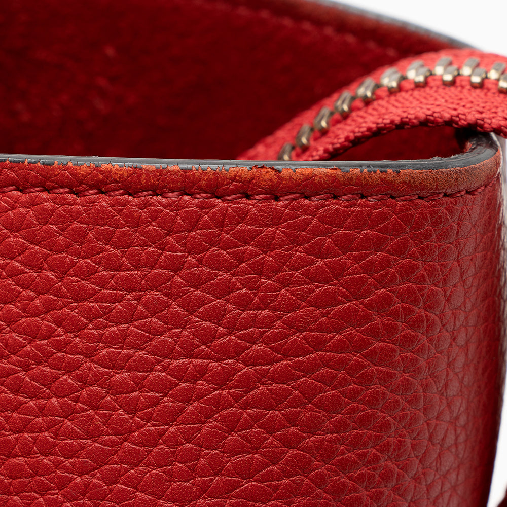 Celine Drummed Calfskin Mini Luggage Tote (SHF-21338)