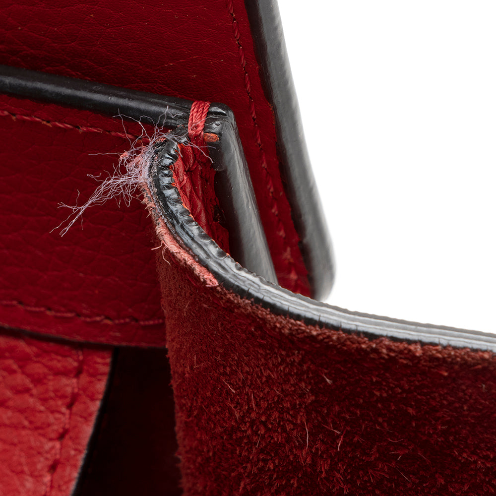 Celine Drummed Calfskin Mini Luggage Tote (SHF-21338)
