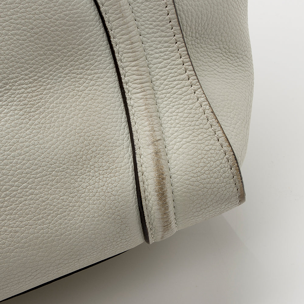 Celine Drummed Calfskin Mini Luggage Tote (SHF-21690)