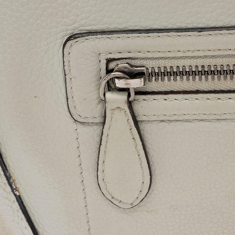 Celine Drummed Calfskin Mini Luggage Tote (SHF-21690)