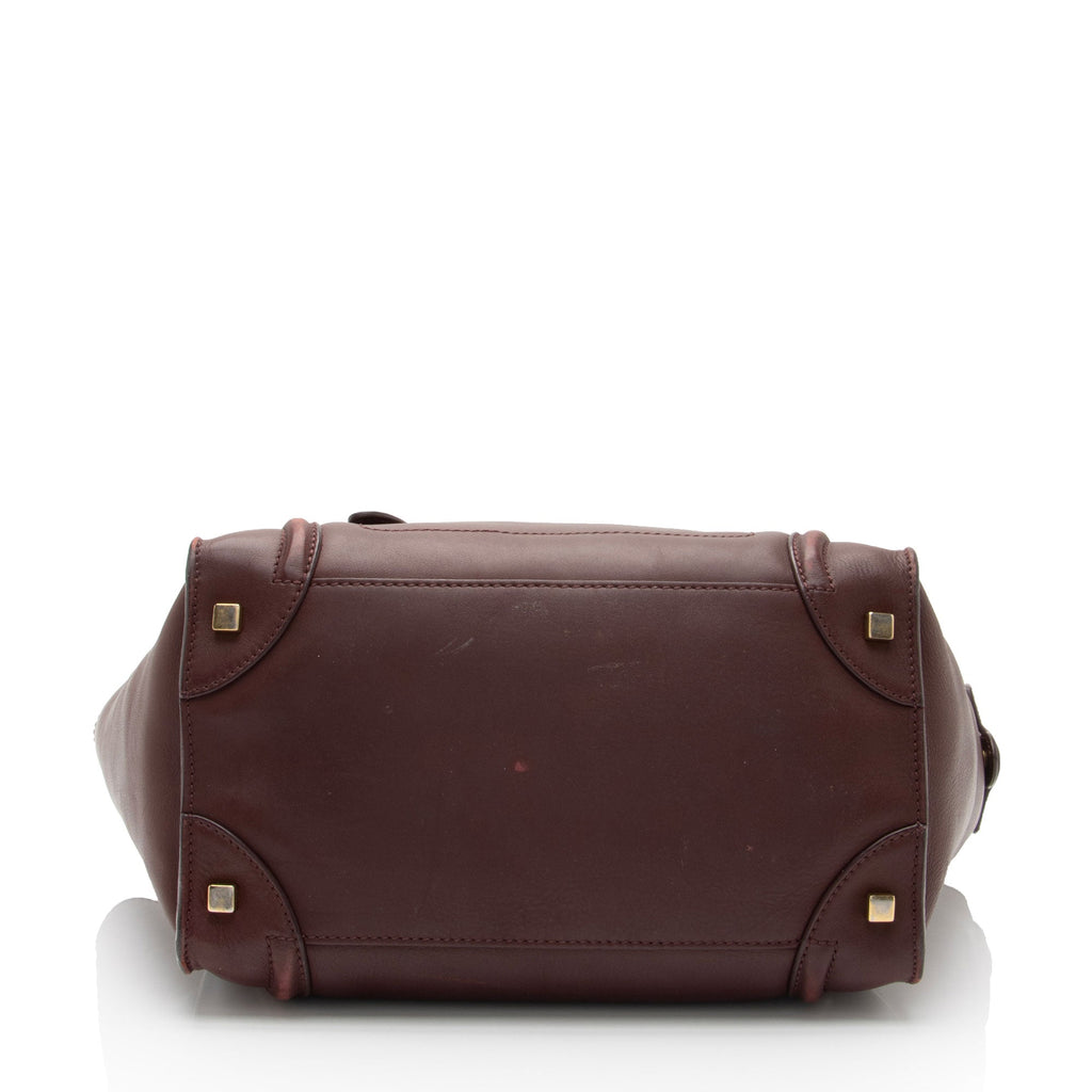 Celine Drummed Calfskin Mini Luggage Tote (SHF-20CRG5)