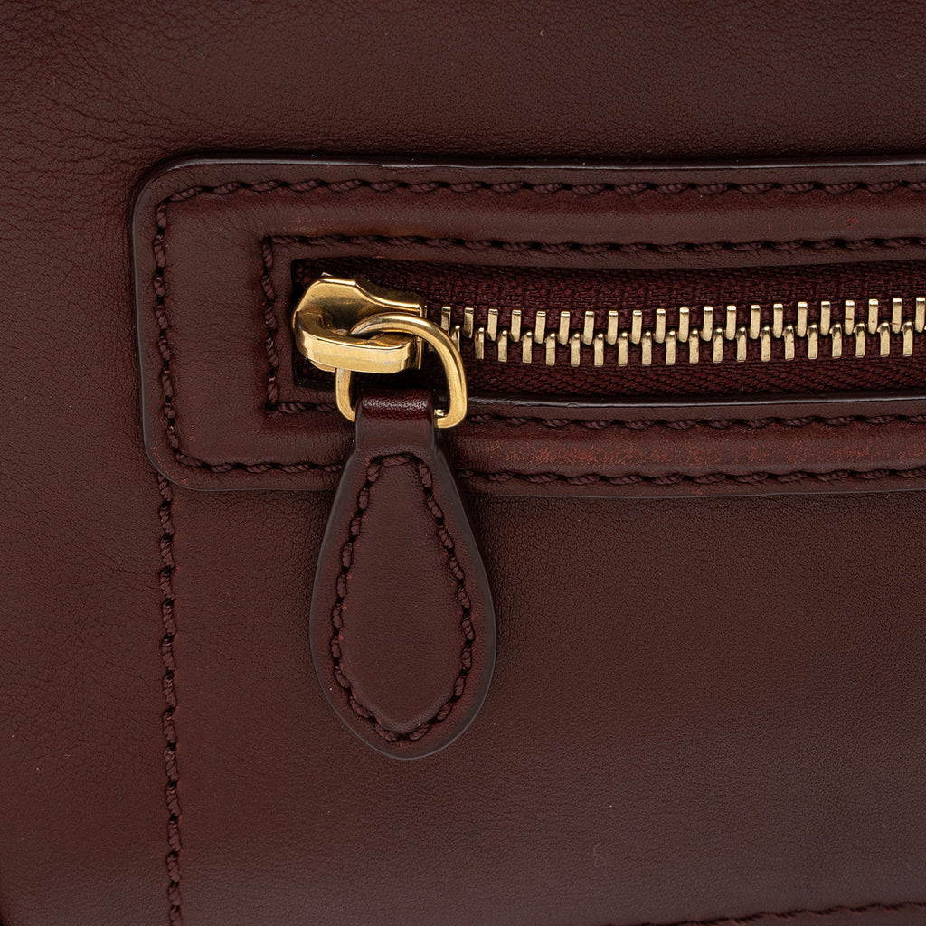 Celine Drummed Calfskin Mini Luggage Tote (SHF-20CRG5)