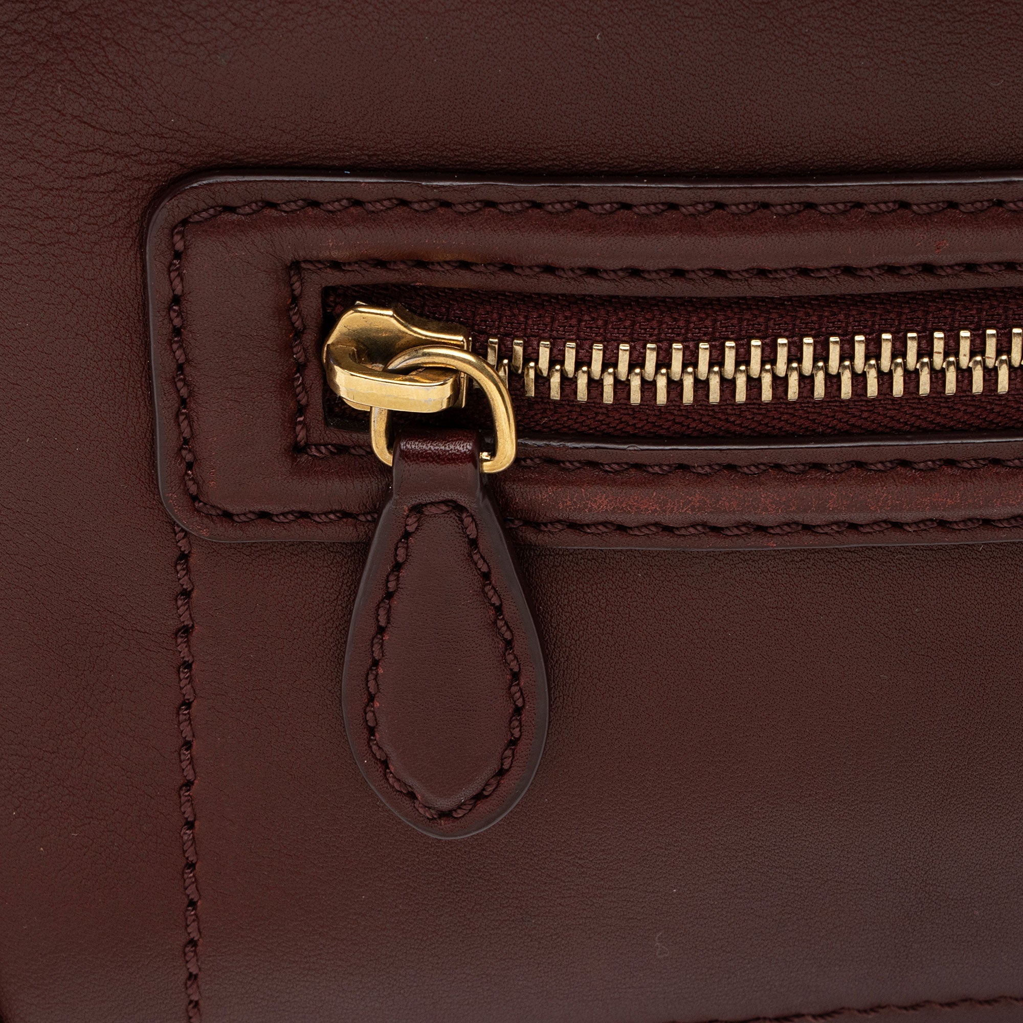 Celine Drummed Calfskin Mini Luggage Tote (SHF-20CRG5)