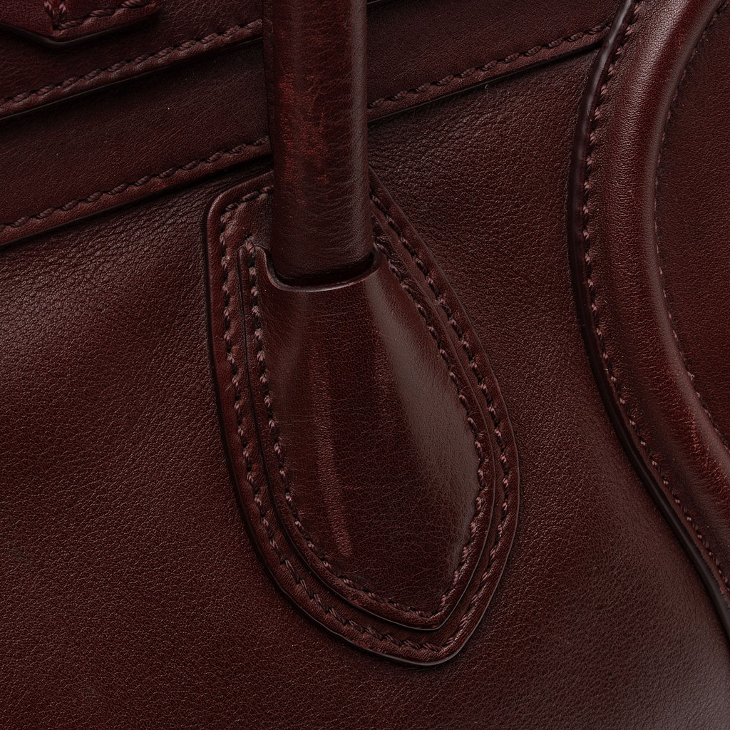 Celine Drummed Calfskin Mini Luggage Tote (SHF-20CRG5)