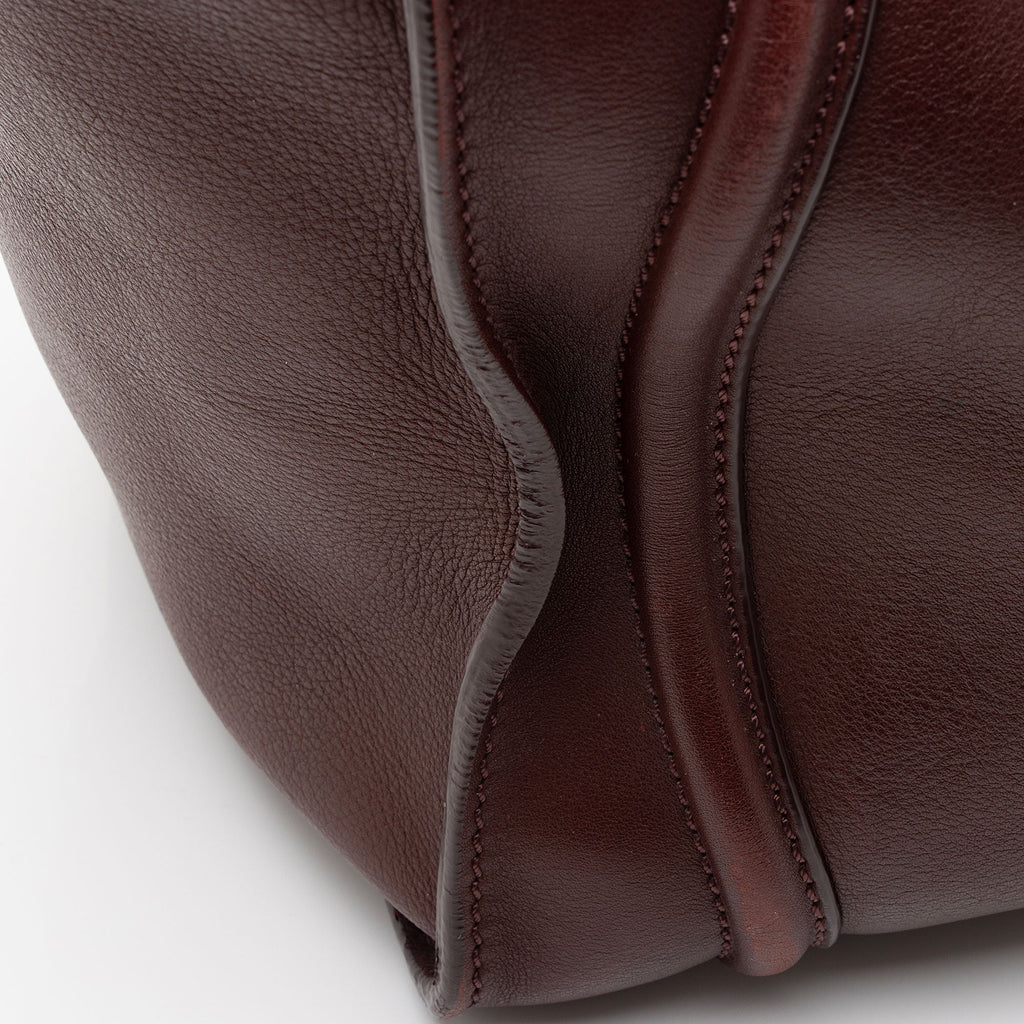 Celine Drummed Calfskin Mini Luggage Tote (SHF-20CRG5)