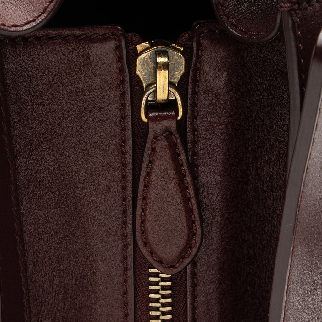 Celine Drummed Calfskin Mini Luggage Tote (SHF-20CRG5)