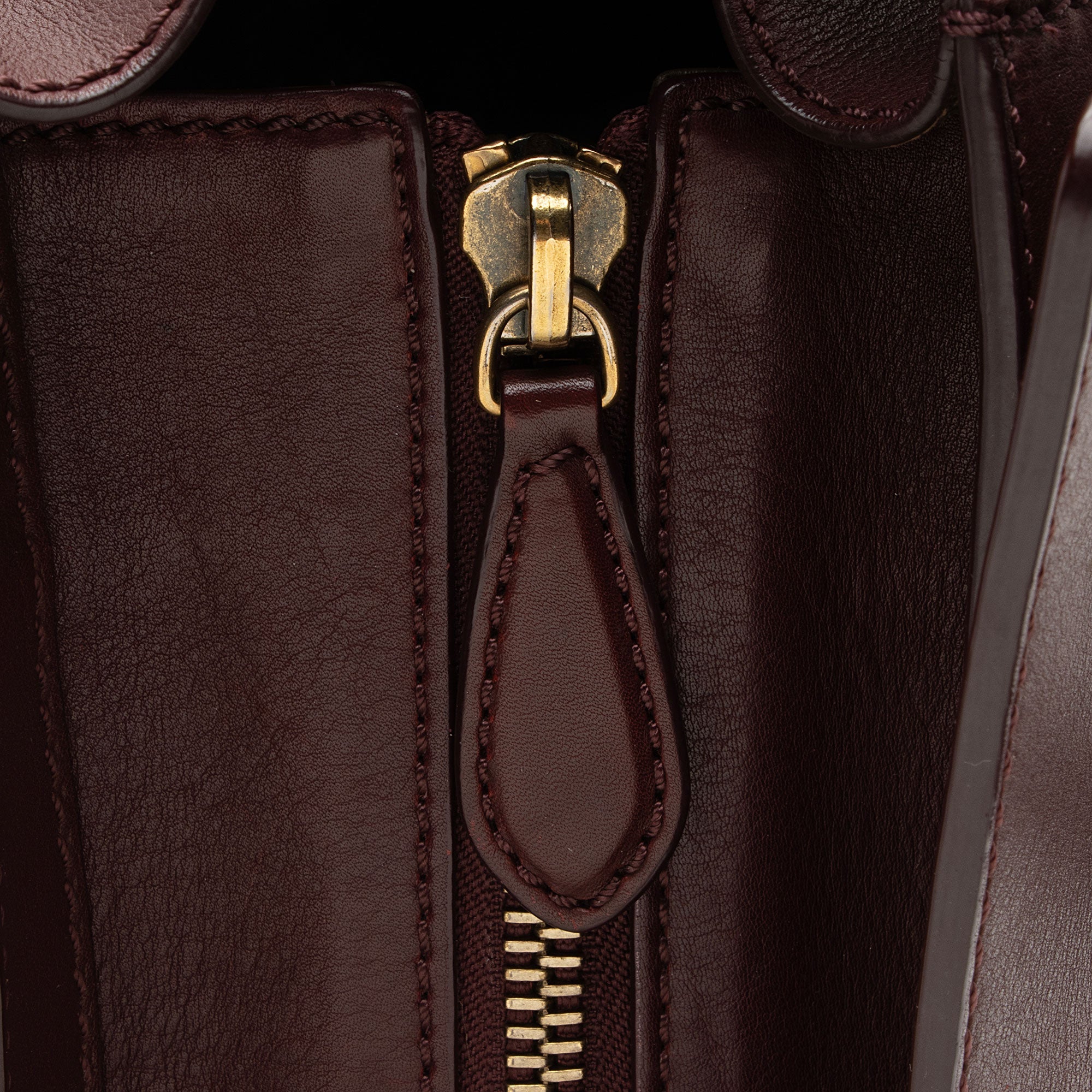 Celine Drummed Calfskin Mini Luggage Tote (SHF-20CRG5)