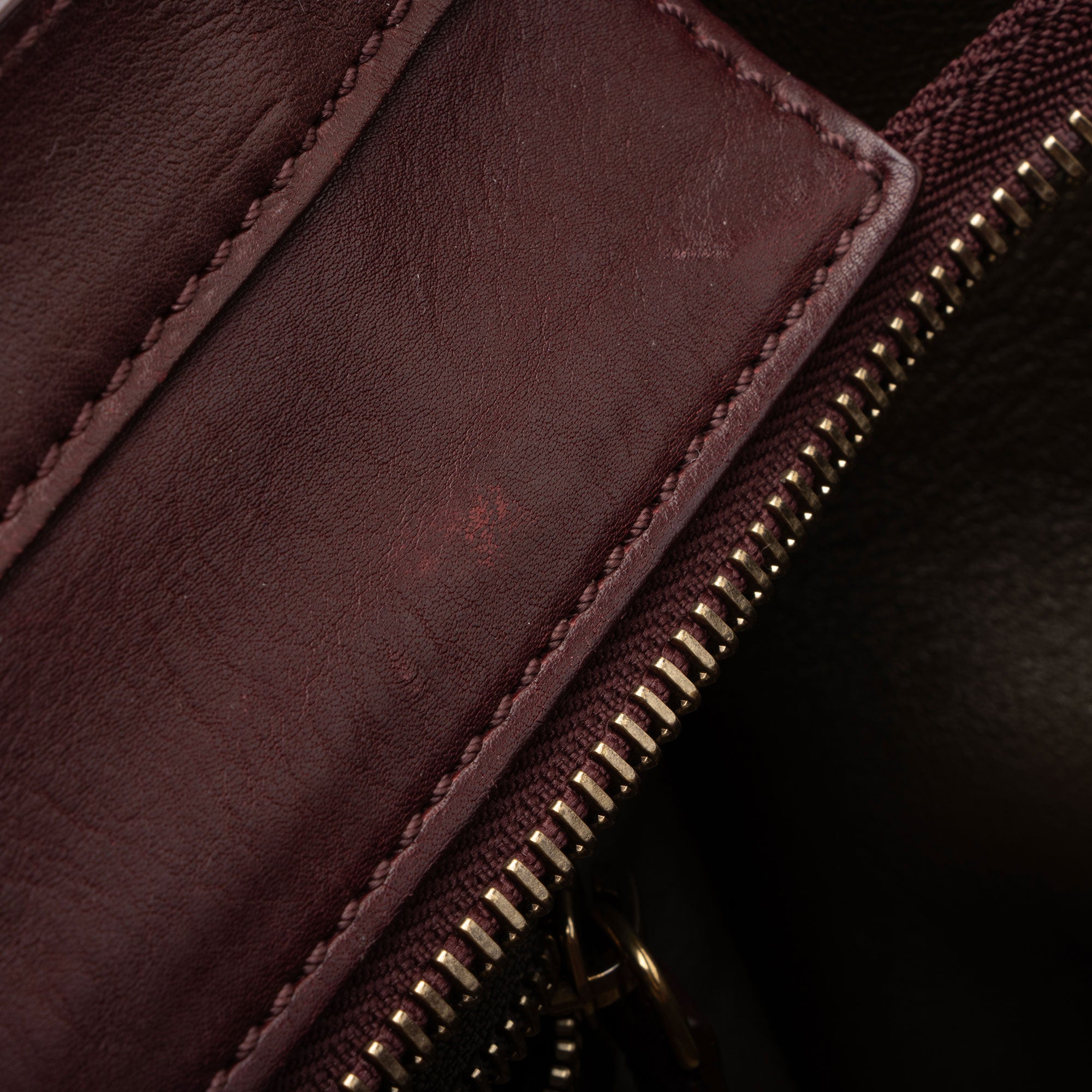 Celine Drummed Calfskin Mini Luggage Tote (SHF-20CRG5)