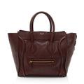 Celine Drummed Calfskin Mini Luggage Tote (SHF-20CRG5)