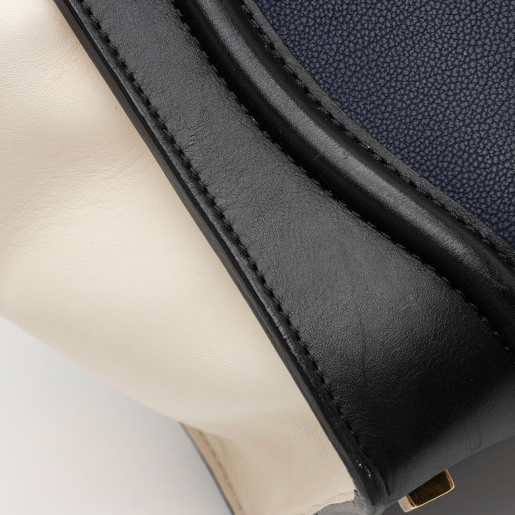 Celine Drummed Calfskin Mini Luggage Tote (SHF-emBVnY)