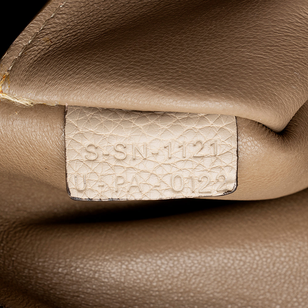 Celine Drummed Calfskin Suede Medium Trapeze Bag (SHF-15252)