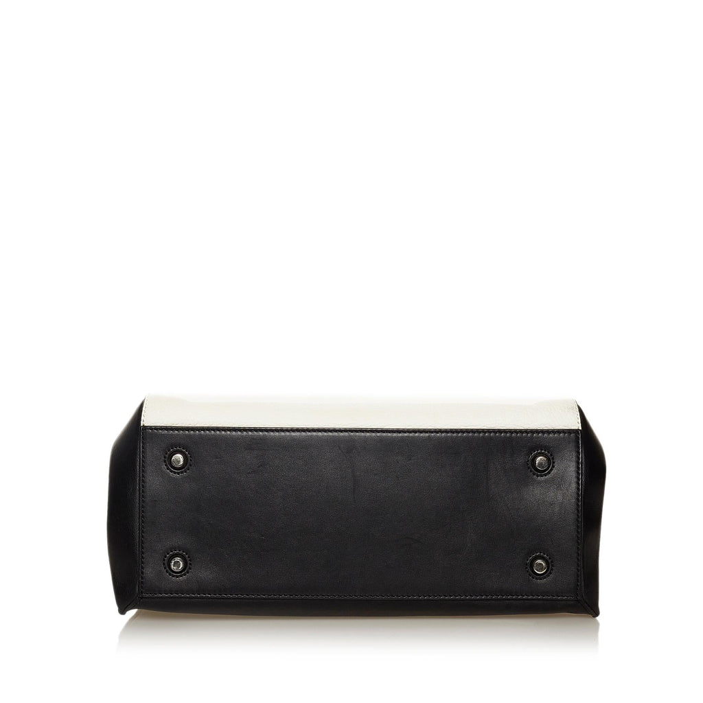 Celine Edge Bicolor Leather Handbag (SHG-29335)